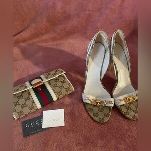 Gucci Heels & Wallet